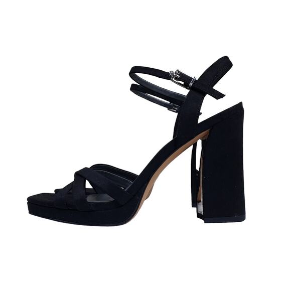 Franco Sarto Womens 8.5 Damilis Platform Sandal in Black NEW - Picture 5 of 11